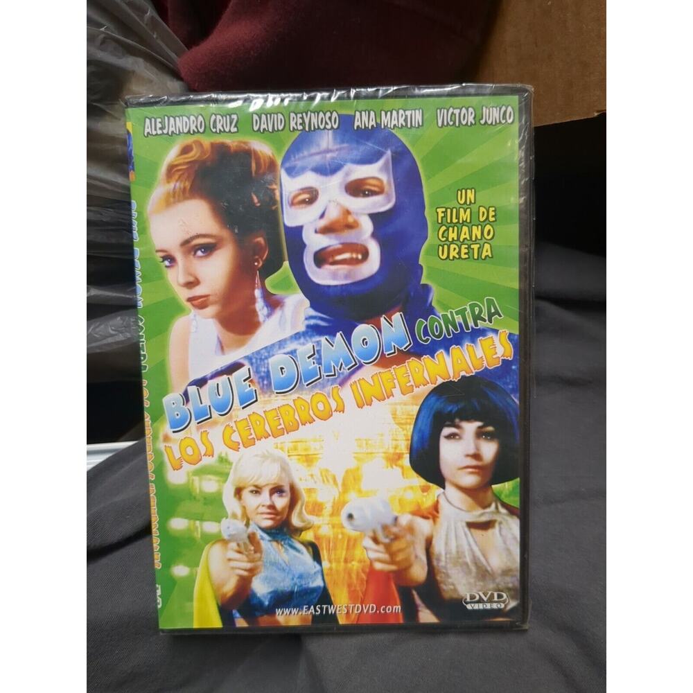 Blue Demon Contra Los Cerebros Infernales Dvd David Reynoso Ana Martin